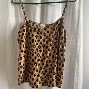 A New Day Leopard Print V-neck Cami